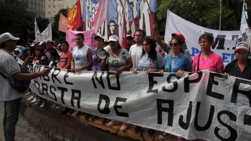 Pacífica movilización en Resistencia "contra el hambre y el ajuste"