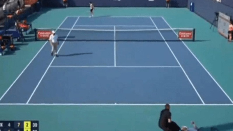 Open de Miami: un tenista se desplomó durante un partido