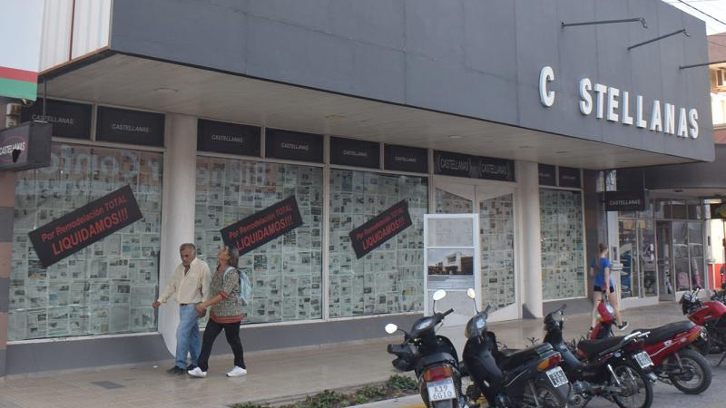 Bajó las persianas la tradicional tienda Castellanas en Sáenz Peña