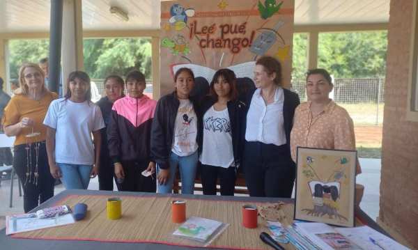 Presentación del libro Nogotolec ñaq ‘autaxayaxanataxan, ¡Leé, pué chango! en el Paraje El Colchón.