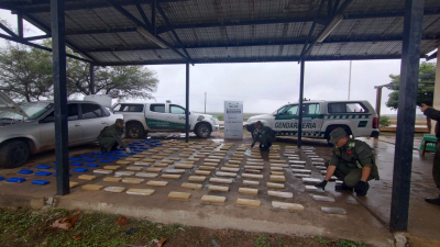 Gendarmería incautó más de 160 kilos que marihuana en un control vehicular