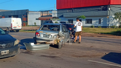 Accidente en cadena sobre avenida Sabin