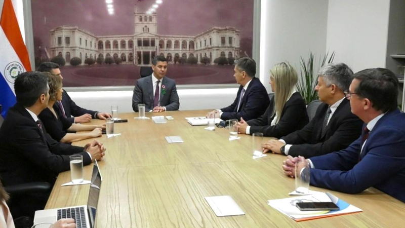 Reunión entre Zdero y el presidente de Paraguay para avanzar en proyectos conjuntos