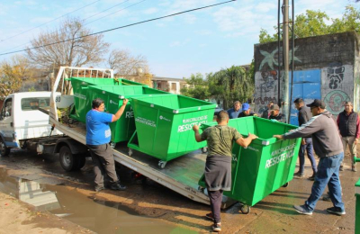 Resistencia comenzó la distribución de los contenedores de basura