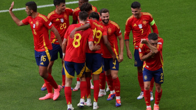 España goleó a Croacia y ratificó su candidatura al título