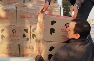 En Sáenz Peña, el 83 por ciento de las 23 toneladas de leche se entregó puerta a puerta
