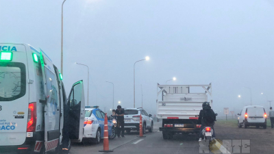 Nuevo siniestro vial en la rotonda de avenida Sabín y ruta 16