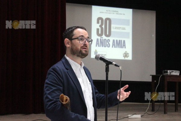 Imágenes del acto por el 30° aniversario del atentado a la Amia