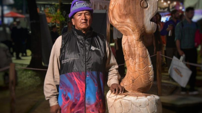 Gerardo Aranda, el artista de Miraflores que representa a la etnia Qom