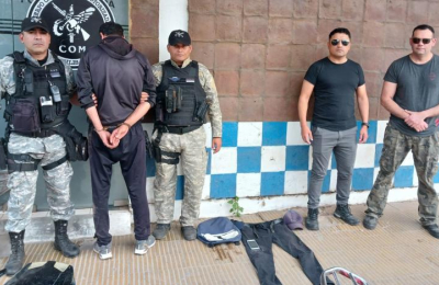 Encontraron auto robado casi desmantelado y cayó el autor