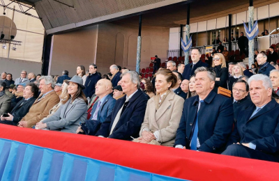 Zdero acompañó el acto de apertura de la 136° exposición rural de Palermo