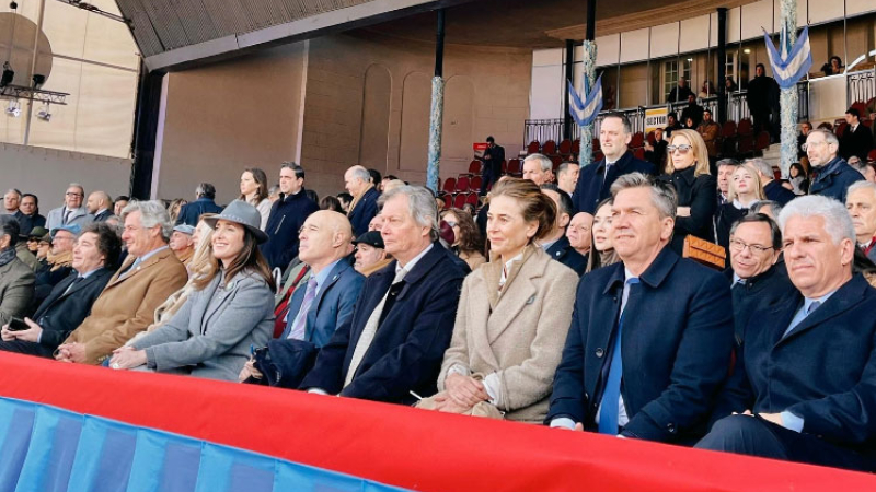Zdero acompañó el acto de apertura de la 136° exposición rural de Palermo