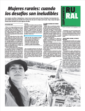 Mujeres rurales: cuando los desafíos son ineludibles