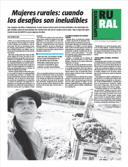 Mujeres rurales: cuando los desafíos son ineludibles