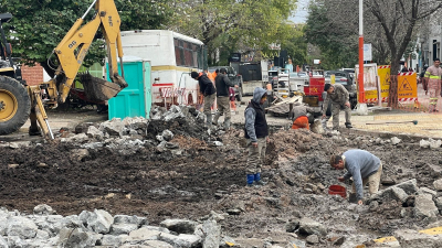 Así continúa el plan de bacheo en las calles de Resistencia