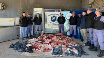 Rurales incautan más de 300 kilos de carne