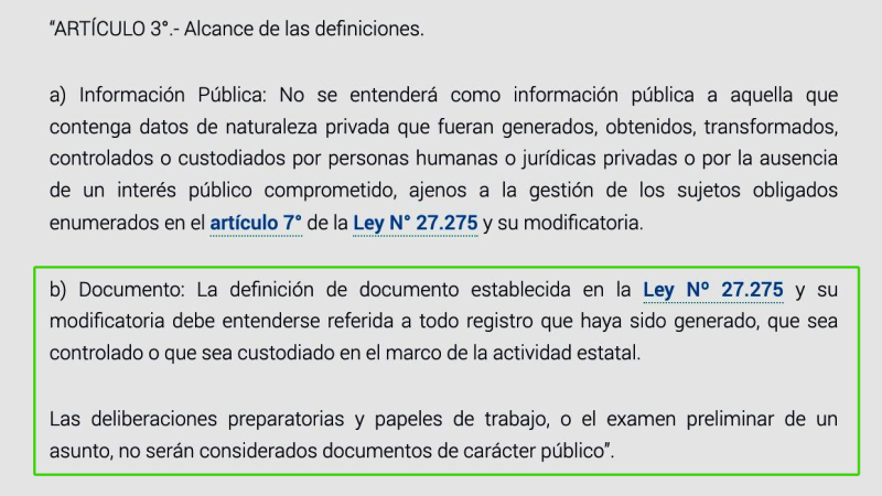 El Gobierno limitó el acceso a la información pública