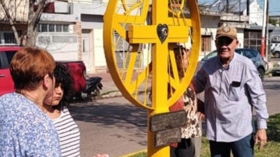La familia de Jessica Vasconcelo colocó una estrella amarilla