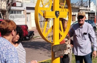 La familia de Jessica Vasconcelo colocó una estrella amarilla