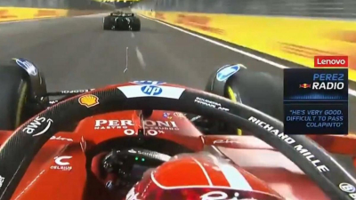 El elogio de "Checo" Pérez a Colapinto: "Es muy bueno, difícil de pasar"