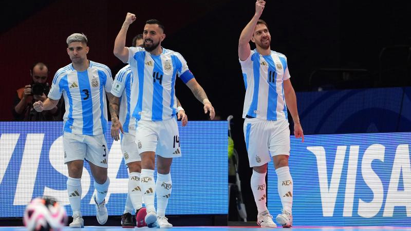 Mundial de Futsal: Argentina dejó afuera a Croacia y jugará frente a Kazajistán