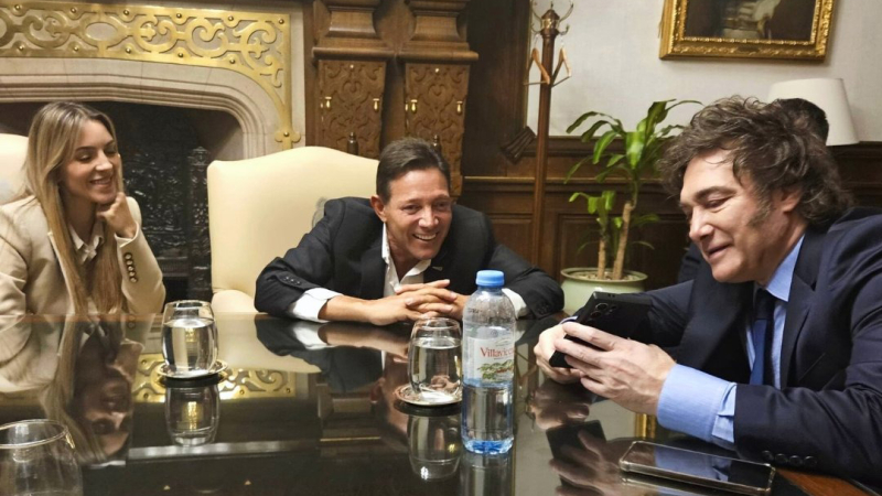 Javier Milei recibió en Casa Rosada al verdadero "Lobo de Wall Street"
