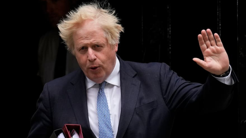 Milei recibió al exprimer ministro británico Boris Johnson en la Casa Rosada