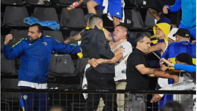 Riquelme: "Los barras me ayudaron a calmar a la gente"