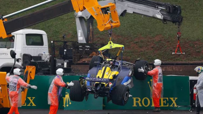 Colapinto tuvo una accidentada clasificación y largará 18º en el Gran Premio de Brasil
