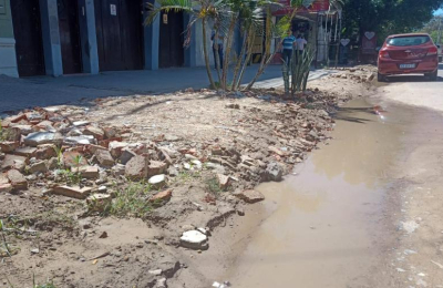 Vecinos molestos con Sameep por cómo dejaron las veredas