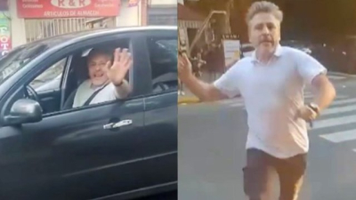 En una discusión de tránsito, amenazó a un peatón con un fierro y lo inhabilitaron para conducir