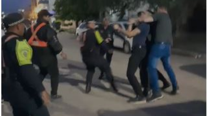 Un conductor quiso evitar un control de tránsito y terminó detenido