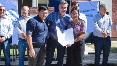 Zdero cumplió el sueño de la casa propia a familias de Puerto Bermejo