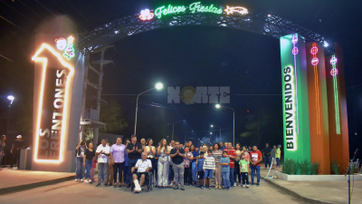 Inauguraron el portal de acceso Este de Los Frentones
