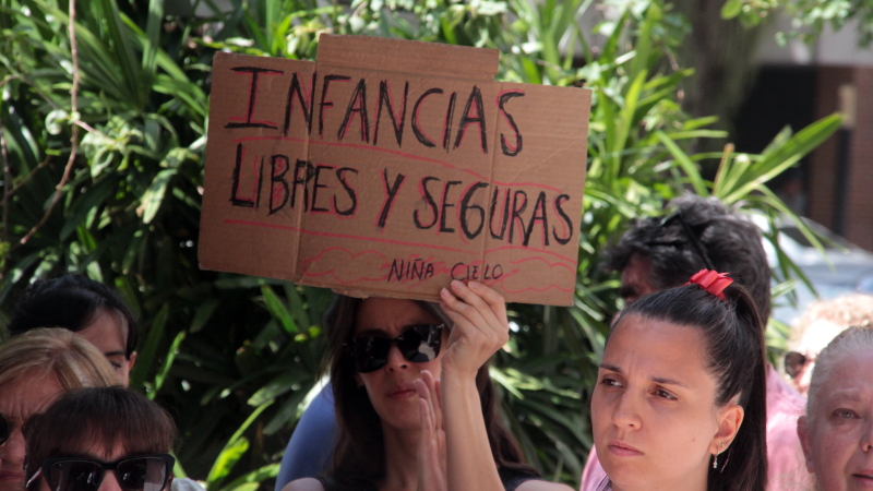 Convocan a nueva marcha para que la niña Cielo regrese con su madre