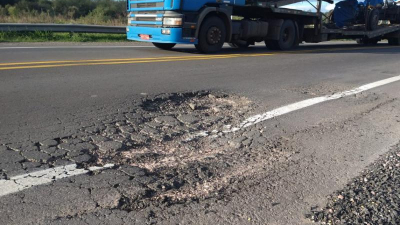 Advierten sobre el calamitoso estado de la ruta nacional 16