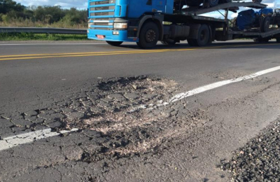 Advierten sobre el calamitoso estado de la ruta nacional 16