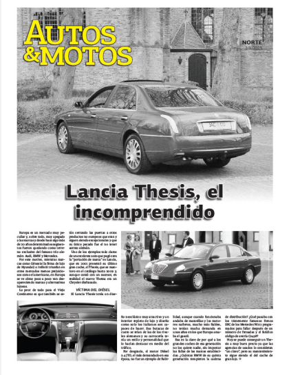 Lancia Thesis, el incomprendido