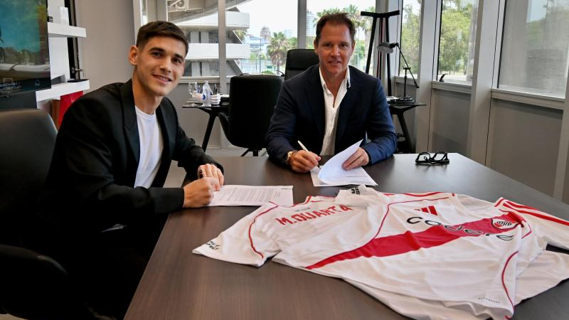 River presentó a Martínez Quarta y Galoppo, y dio gran paso por Montiel