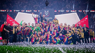 Tremenda goleada: el Barcelona aplastó al Real Madrid y se coronó campeón