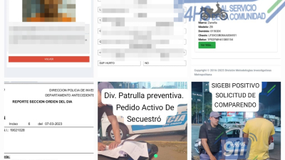 Era buscado por la justicia y lo atraparon en una moto robada