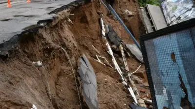 Fuerte temporal provocó destrozos en Calamuchita y alrededores