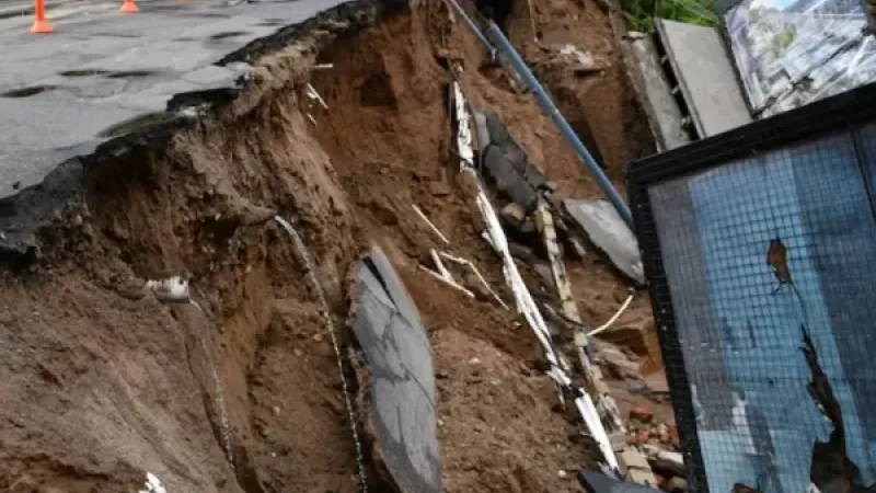 Fuerte temporal provocó destrozos en Calamuchita y alrededores