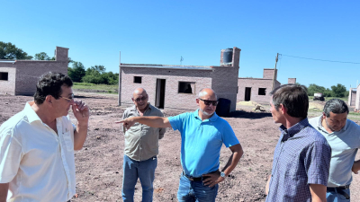 A buen ritmo avanza la construcción de viviendas en Colonia Aborigen