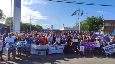 Trabajadores de Linde Praxair ya llevan 96 horas de paro