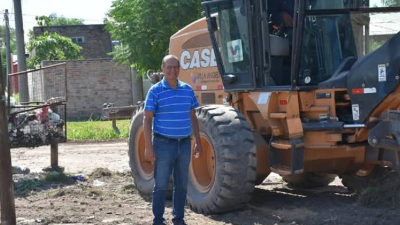Avanzan los trabajos de ripio en varios sectores de Villa Ángela