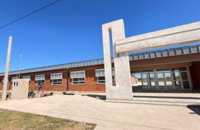 A buen ritmo avanza la obra en la Escuela 1027 de Charata