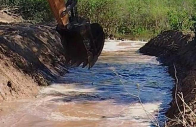El gobierno del Chaco avanza en la canalización del río Bermejo
