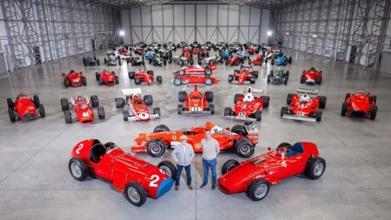 El exdueño de la F1 vendió la Ferrari de Reutemann y 68 autos históricos: quién las compró y qué hará