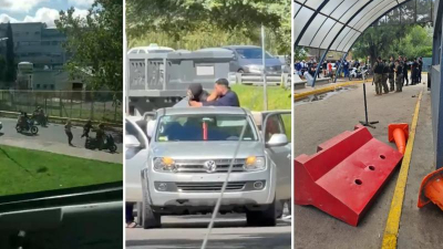 Barrabravas de Estudiantes y de Gimnasia se enfrentaron a los tiros
